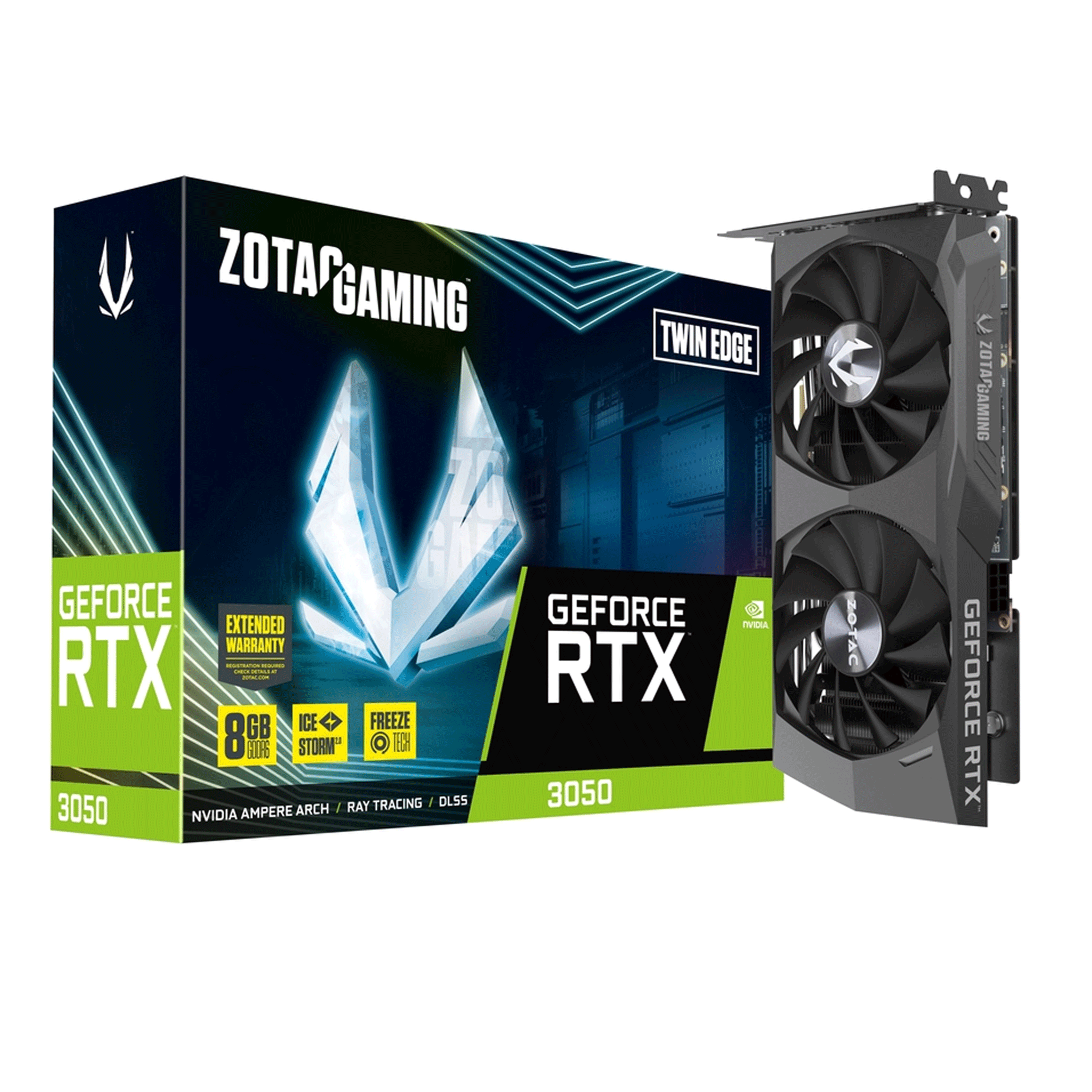 Card màn hình VGA ZOTAC GAMING GeForce RTX 3050 Twin Edge