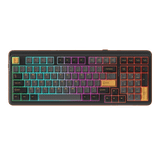  Bàn phím cơ Dare-U EK98 Pro Black - Golden | Wireless Triple Mode, Gasket Mount, RGB, Cloud (Linear) Switch 