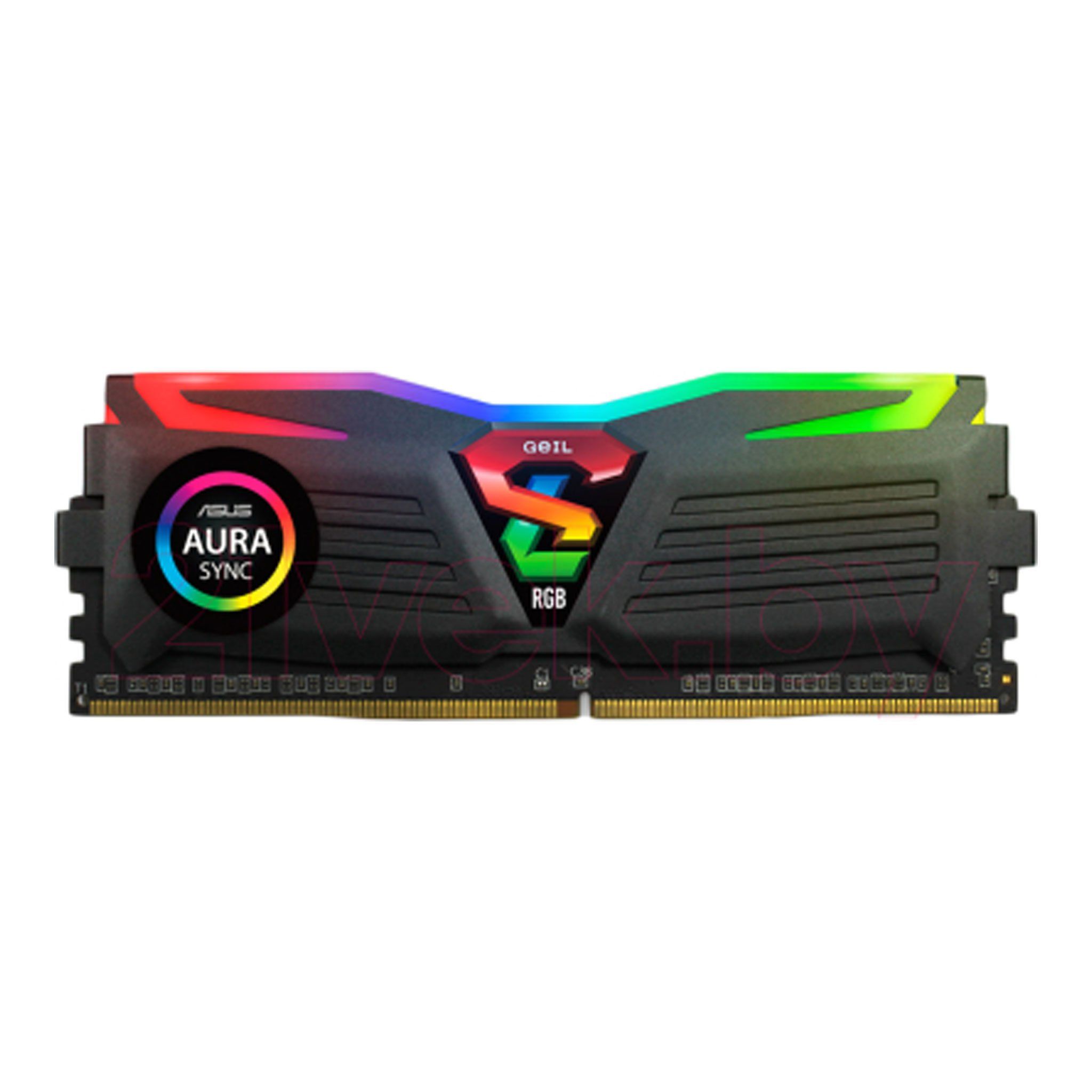 Ram Geil Super Luce Black RGB 8GB DDR4 3200MHz (GLS48GB3600C18BSC)