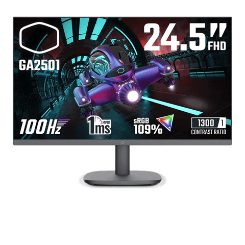 Màn hình Cooler Master GA2501 | 24.5 inch, Full HD, IPS, 100Hz, 1ms, Phẳng