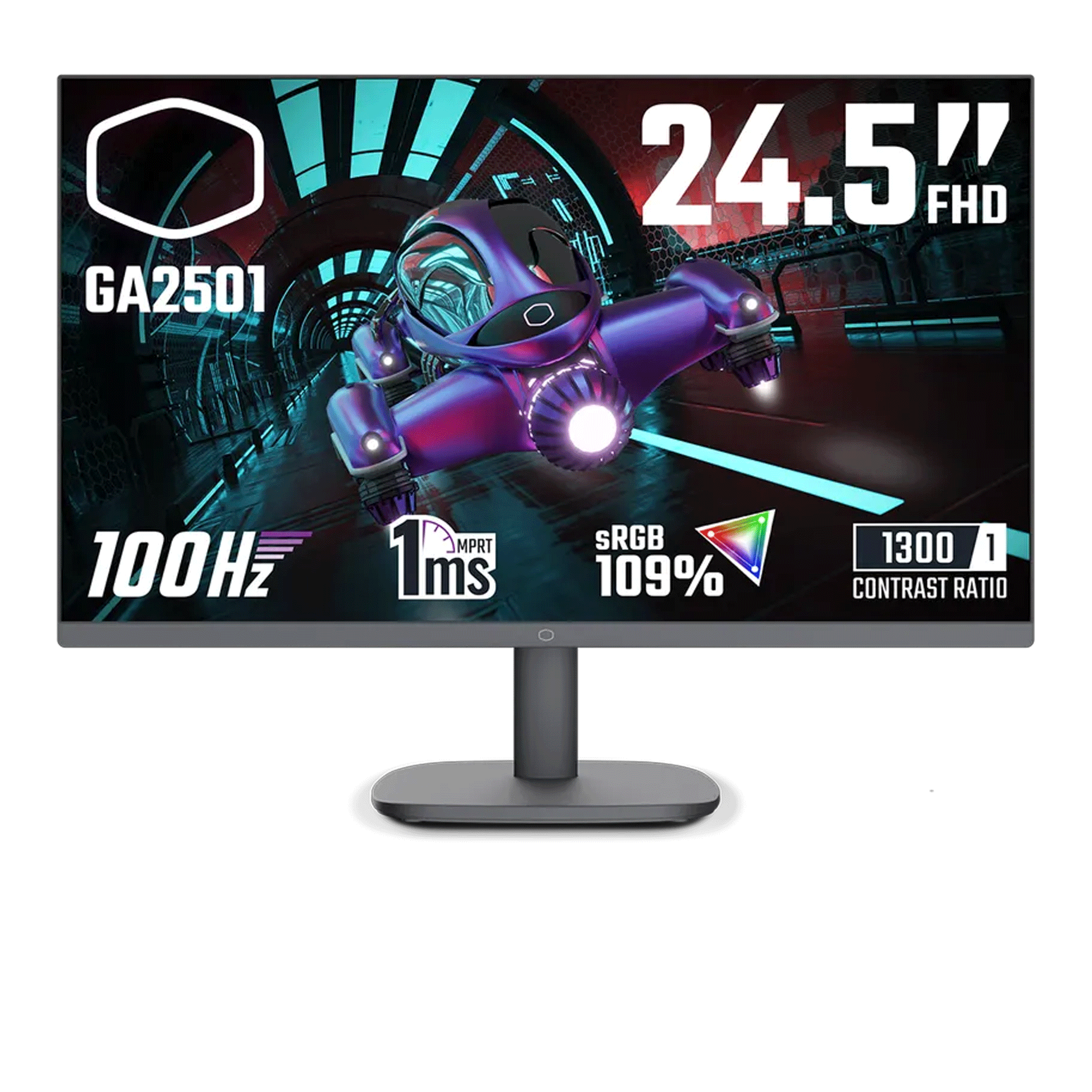 Màn hình Cooler Master GA2501 | 24.5 inch, Full HD, IPS, 100Hz, 1ms, Phẳng