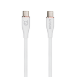  Cáp sạc nhanh Bison CB100 White | C to C, 60W, 1.2m 