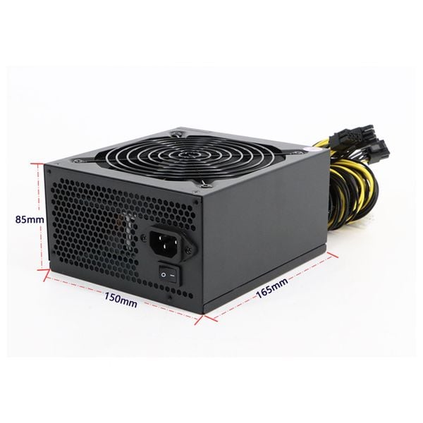 Nguồn máy tính Bitcoin 2000W 80 Plus Không Dây Nguồn Không Hộp (LX2000W) | Non Modular, ATX 