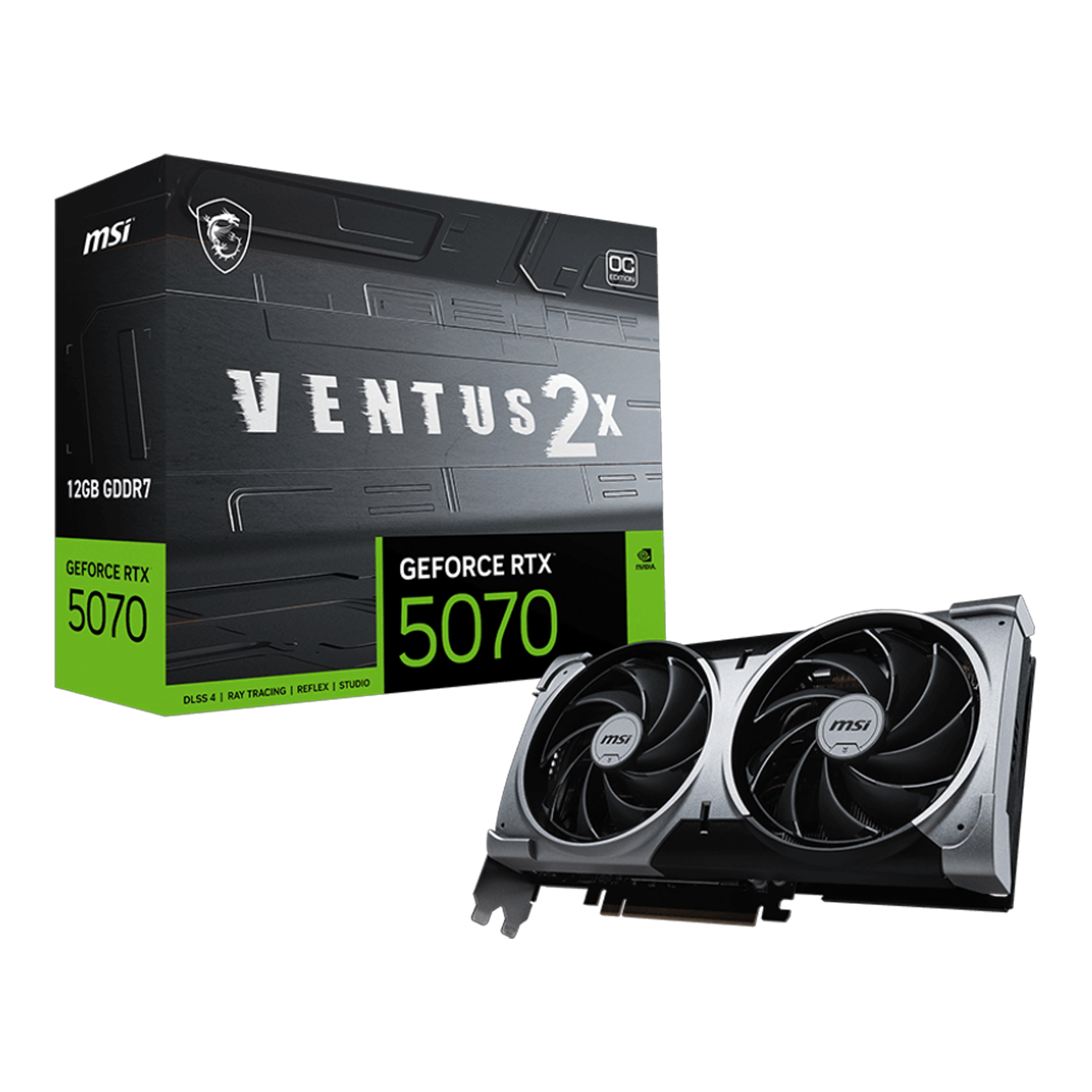 Card màn hình MSI RTX™ 5070 12G VENTUS 2X OC