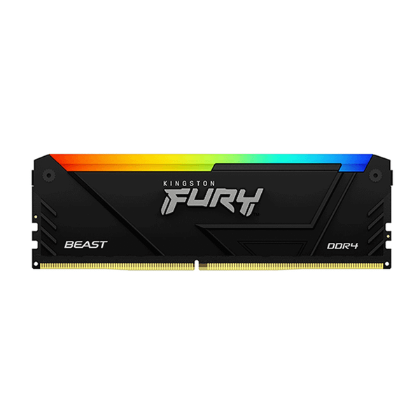 Ram Kingston Fury Beast RGB 8GB (QSD) | 1x8GB, DDR4, 3200MHz (KF432C16BB2A/8) 