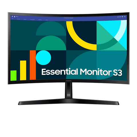 Màn hình Samsung LS24D366GAEXXV | 24 inch, VA, FHD, 100Hz, 5ms, Cong, chân V