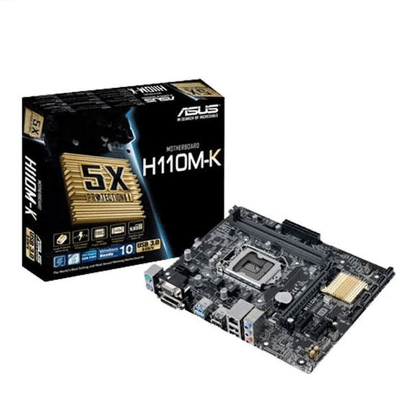  Mainboard ASUS H110M-K DDR4 | LGA 1151, mATX, 2 khe RAM 