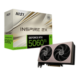  Card màn hình NVIDIA GeForce RTX 5060 Ti MSI INSPIRE 2X OC | 16GB GDDR7, 4608 CUDA, 650W 