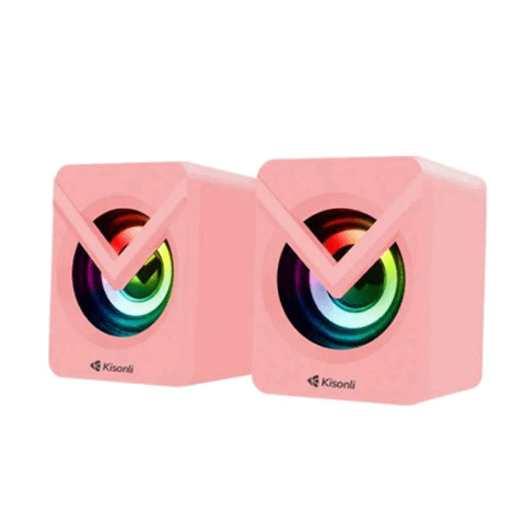 Loa máy tính USB 2.0 Kisonli L-1040 - Pink