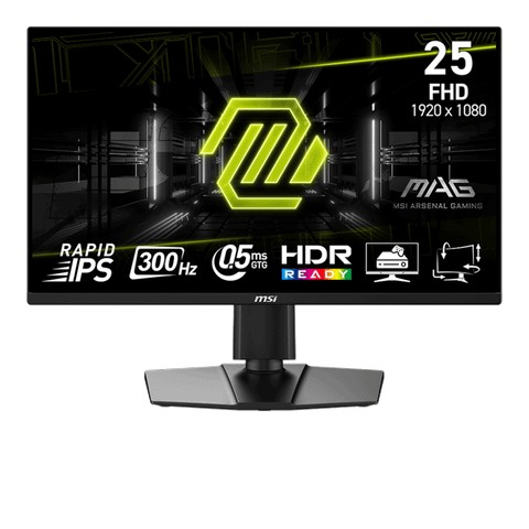 Màn hình Gaming FPS MSI MAG 255PXF | 25 inch, Full HD, Rapid IPS, 300Hz, 0.5ms, Phẳng, Chân CTH
