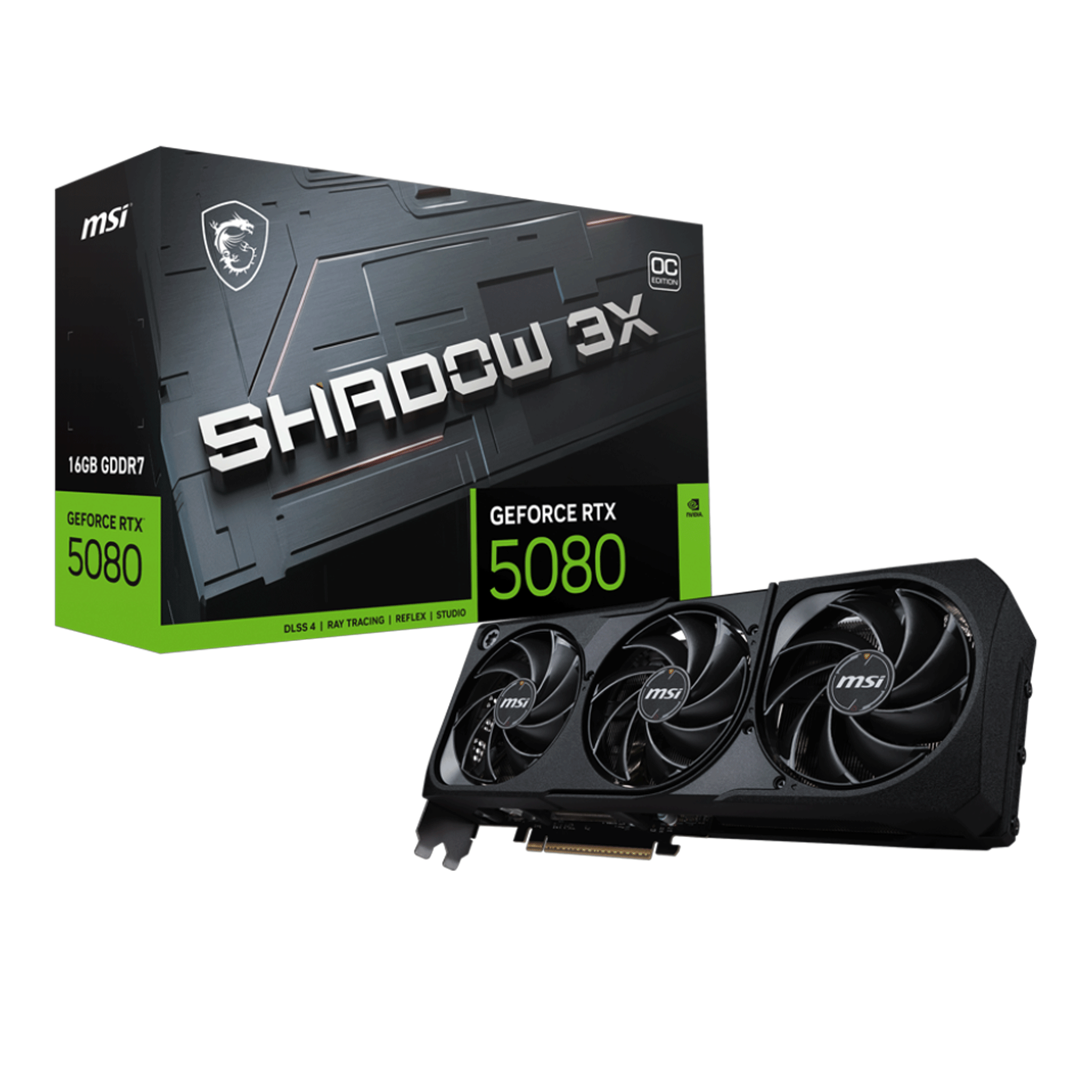 Card màn hình MSI RTX™ 5080 16G SHADOW 3X OC