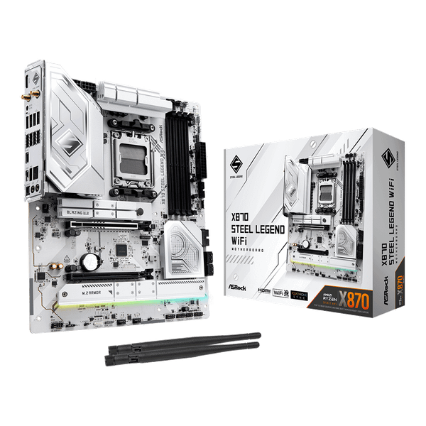  Mainboard ASRock X870 Steel Legend Wifi DDR5 | AM5, ATX, 4 khe RAM 