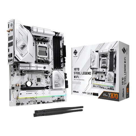 Mainboard ASRock X870 Steel Legend Wifi DDR5 | AM5, ATX, 4 khe RAM