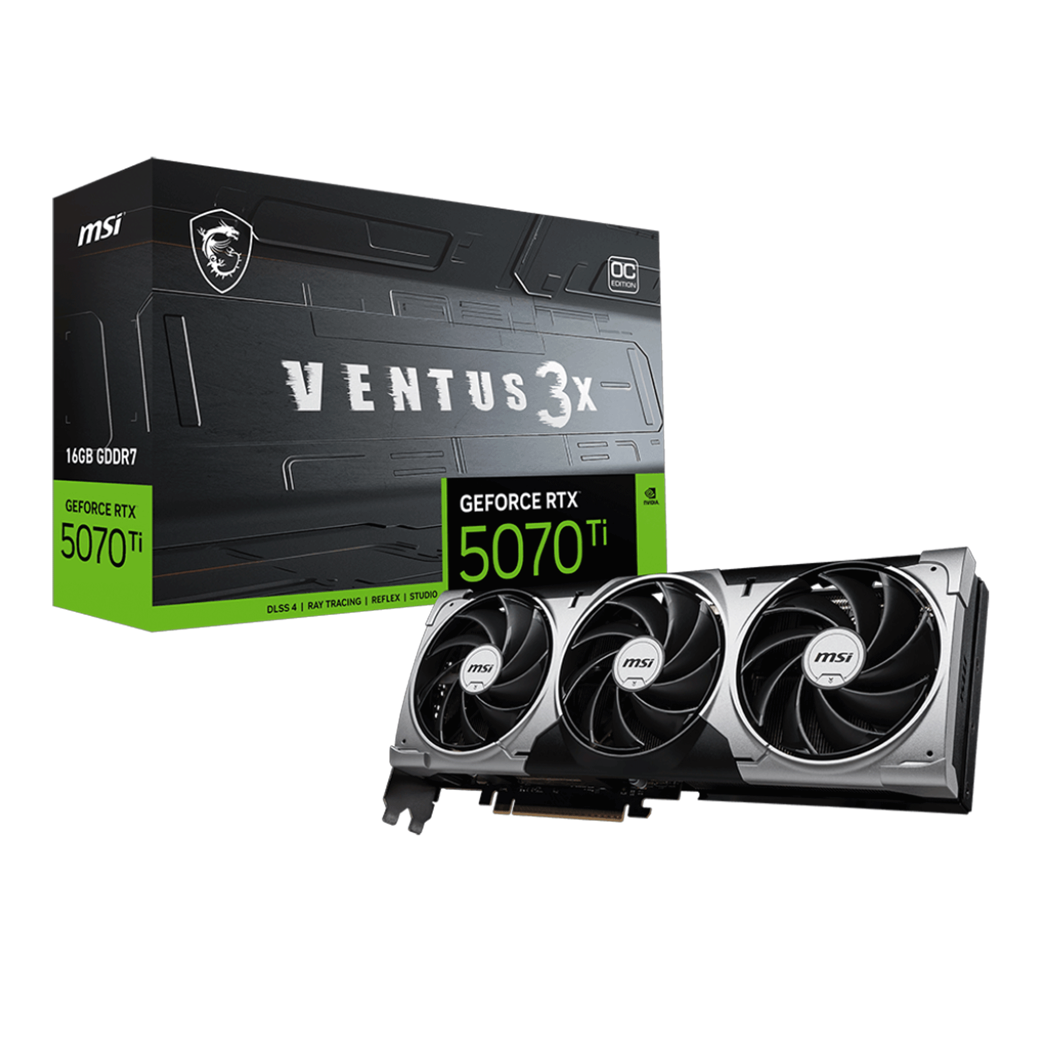 Card màn hình MSI RTX™ 5070 Ti 16G VENTUS 3X OC