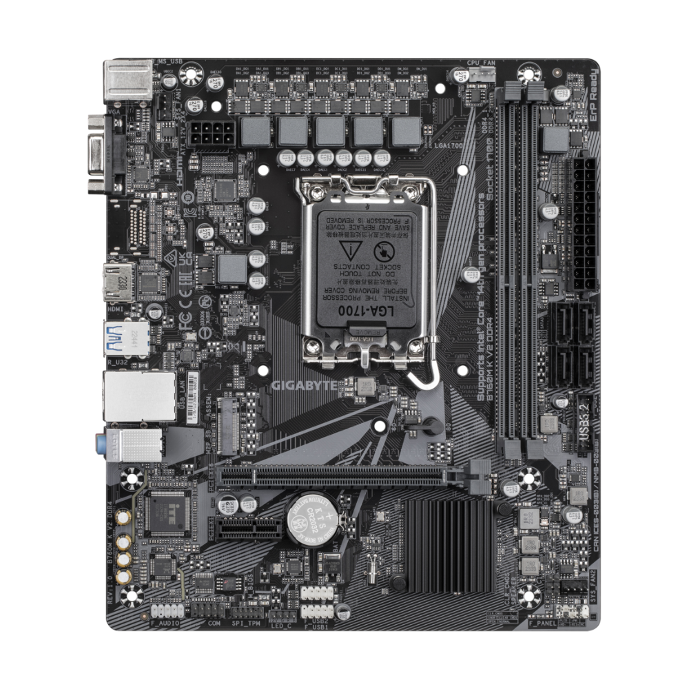  Mainboard Gigabyte B760M K V2 DDR4 Rev 1.0 