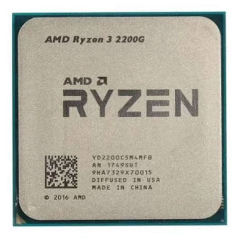 CPU AMD RYZEN 3 2200G (3.5GHz Up to 3.7GHz, AM4, 4 Cores 4 Threads) Tray New