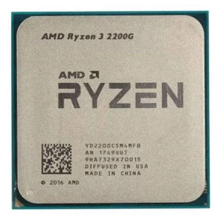 CPU AMD RYZEN 3 2200G (3.5GHz Up to 3.7GHz, AM4, 4 Cores 4 Threads) TRAY