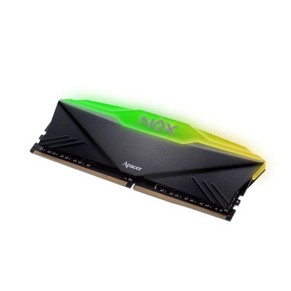  Ram Apacer NOX RGB Black 8GB | 1 x 8GB, DDR4, 3200MHz (AH4U08G32C28YNBAA-1) 