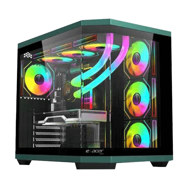  Thùng máy Acer V950 ATX - Black | Kèm sẵn 4 fan ARGB 