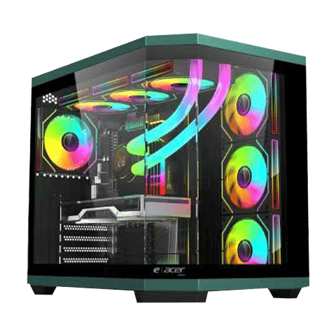 Thùng máy Acer V950 ATX - Black | Kèm sẵn 4 fan ARGB