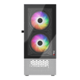  Thùng máy Magic GM-04 Black White Air - Đen trắng | Kèm sẵn 3 fan 