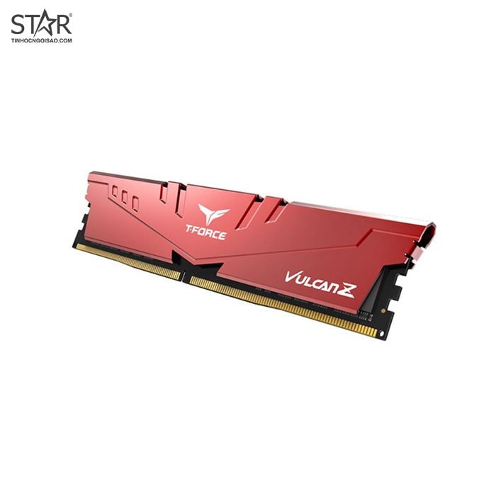 Ram DDR4 TeamGroup T-Force Vulcan Z 16GB 3200Mhz Red (TLZRD416G3200HC16F01) Tản Nhiệt