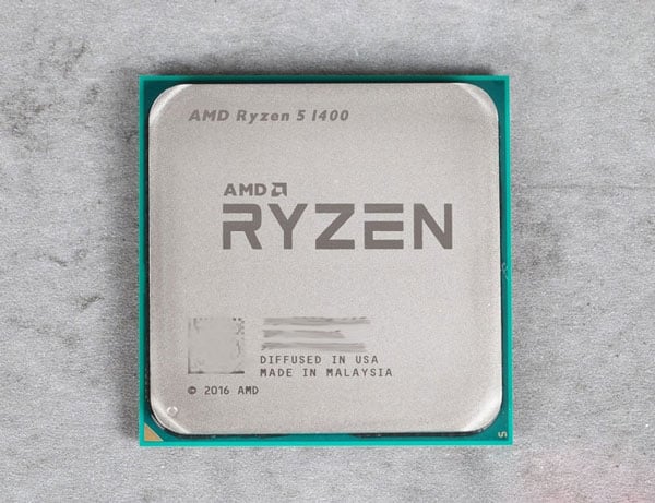 CPU AMD RYZEN 5 1400 (3.2GHz Up to 3.4GHz, AM4, 4 Cores 8 Threads) TRA ...