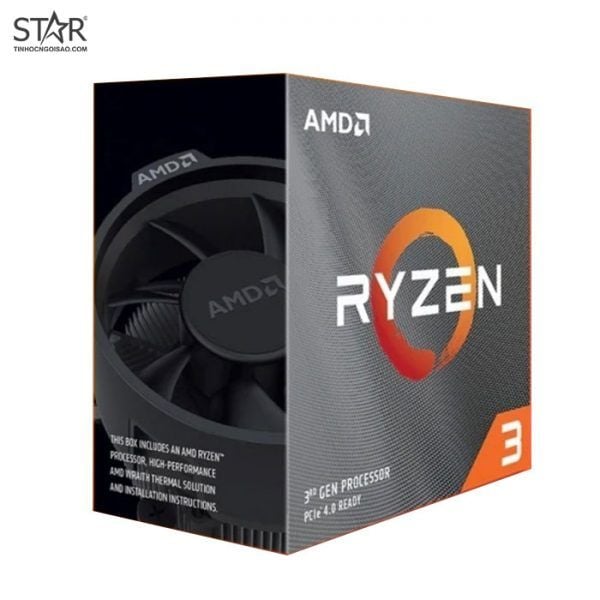 CPU AMD RYZEN 3 3300X (3.8GHz Up to 4.3GHz, AM4, 4 Cores 8 Threads) Box Chính Hãng