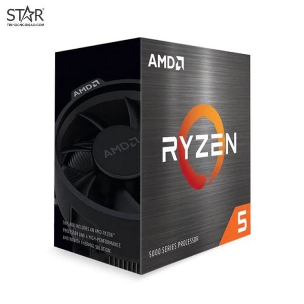  CPU AMD Ryzen 5 5600X | AM4, 6 nhân/12 luồng, Max 4.6 GHz 