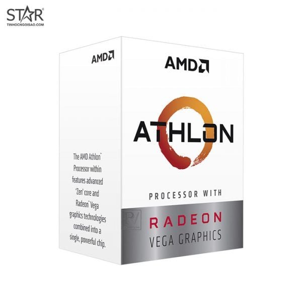  CPU AMD Athlon 3000G | AM4, 2 nhân/4 luồng 