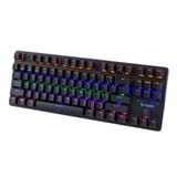  Bàn phím cơ gaming Rapoo V500 PRO 87 | Wireless, TKL, Clicky Switch, RGB, Black 