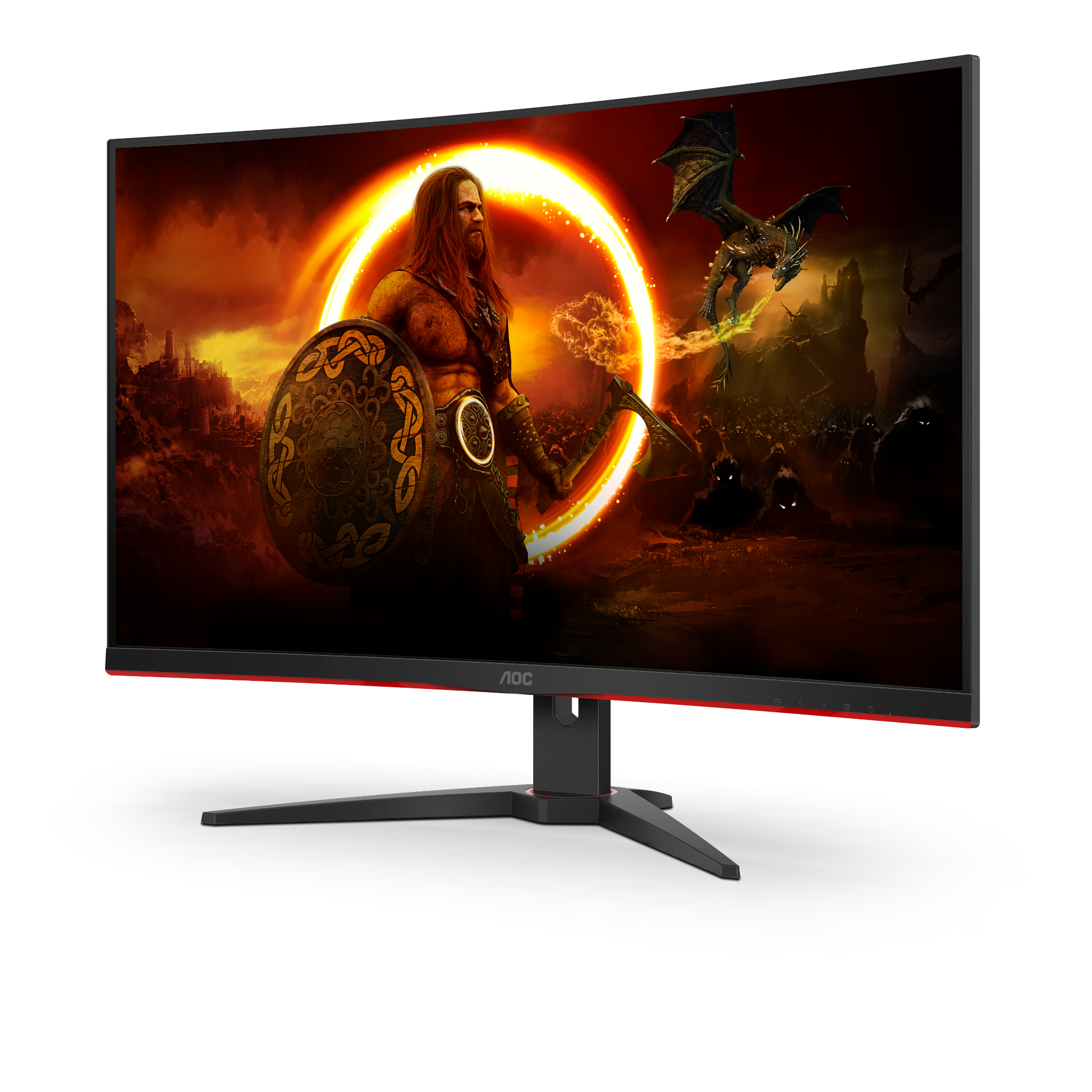 Màn hình AOC C32G2ZE | 32 inch, Full HD, VA, 240 Hz, Cong