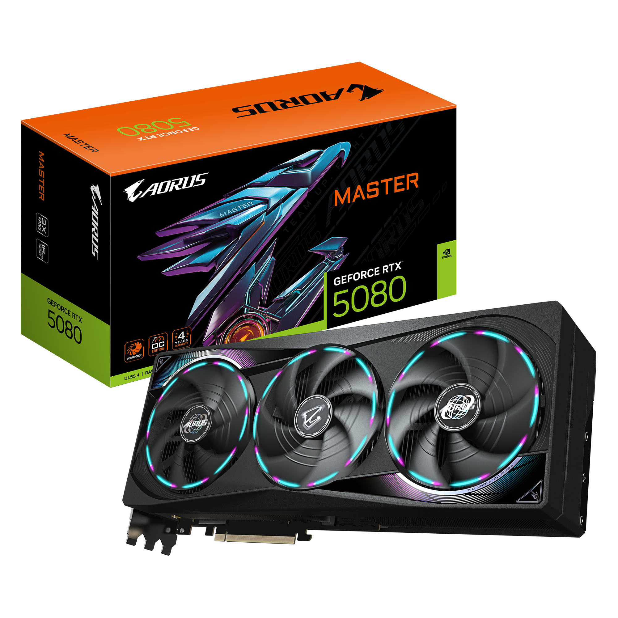 Card màn hình VGA Gigabyte AORUS GeForce RTX™ 5080 MASTER 16G