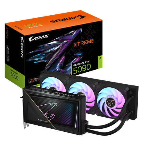 Card màn hình Gigabyte AORUS RTX™ 5090 XTREME WATERFORCE 32G
