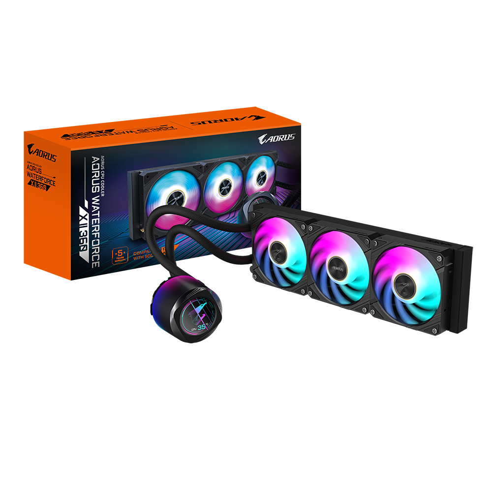Tản nhiệt nước Gigabyte Aorus WaterForce X II 360 - Black