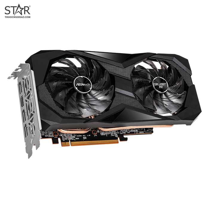 Card màn hình VGA ASRock Radeon RX 6600XT 8GB GDDR6 Challenger D OC (RX 6600XT-CLD-8GBO)