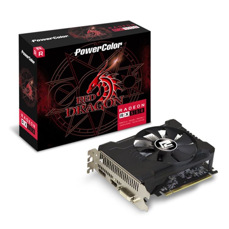 Card màn hình VGA PowerColor Red Dragon Radeon RX 550 4GB GDDR5 OC V2