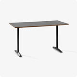  Bàn văn phòng HyperWork Core Desk - 1m4 | Khung đen, mặt bàn đen 