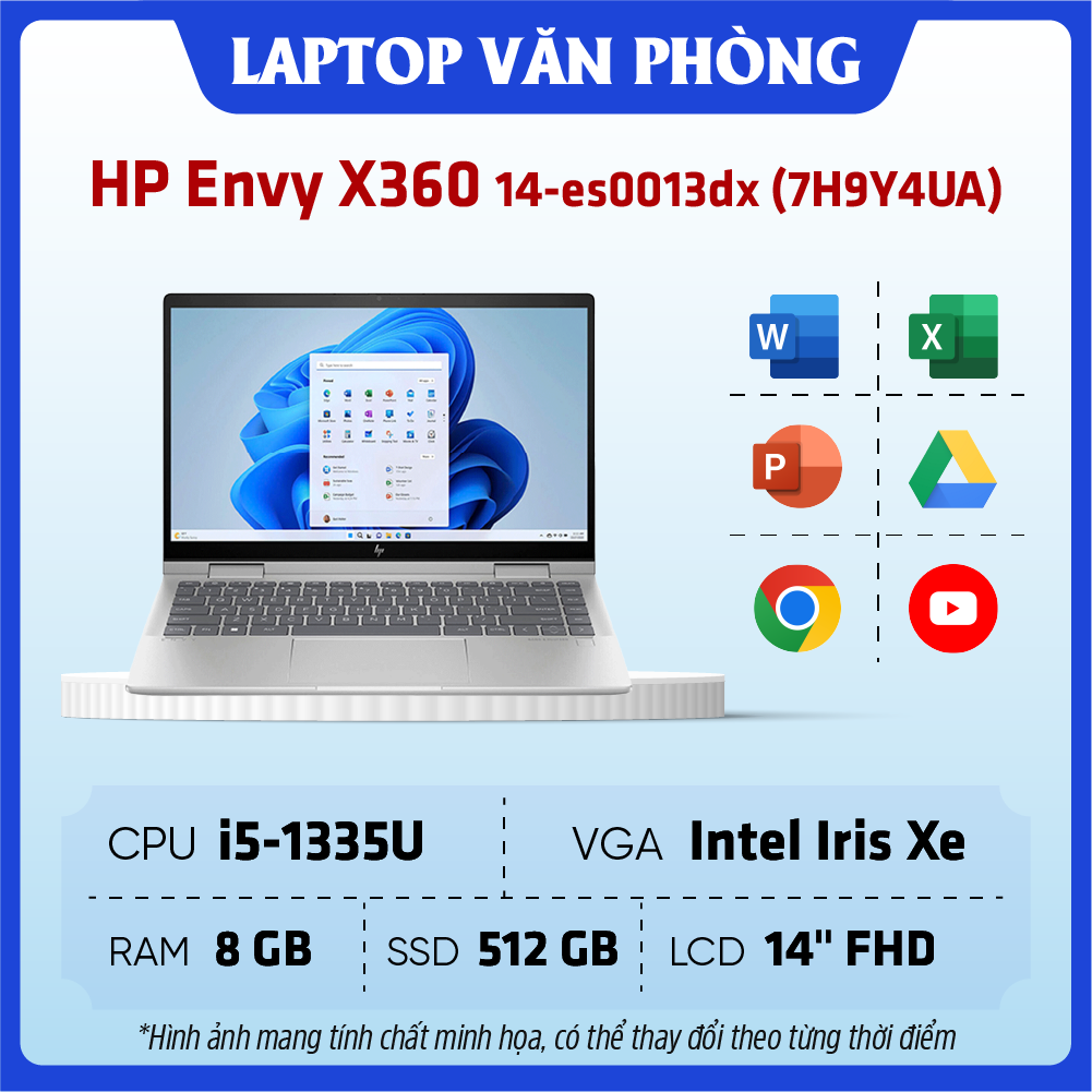 Laptop HP Envy X360 14-es0013dx (7H9Y4UA)