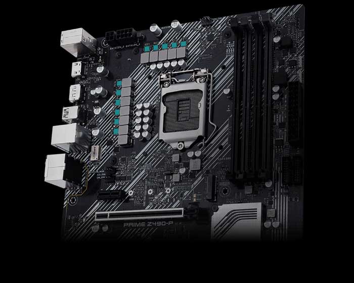 Mainboard Asus Z490P Prime (LGA 1200/ ATX/ VRM 10+1/ DDR4/ AURA Sync