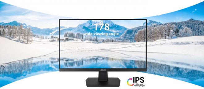 Màn hình LCD 24 inch Asus VA24EHE FHD IPS 75Hz Chính Hãng