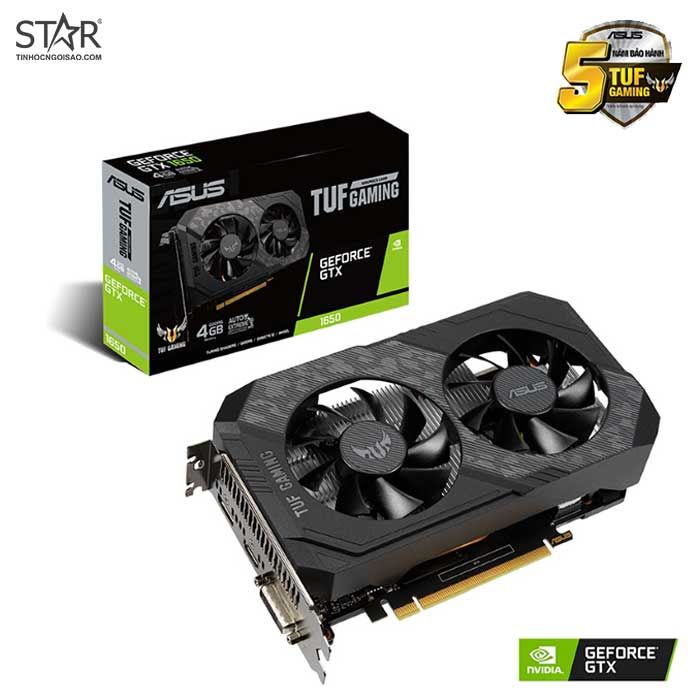 Card màn hình VGA ASUS GTX 1650 4GB GDDR6 TUF Gaming