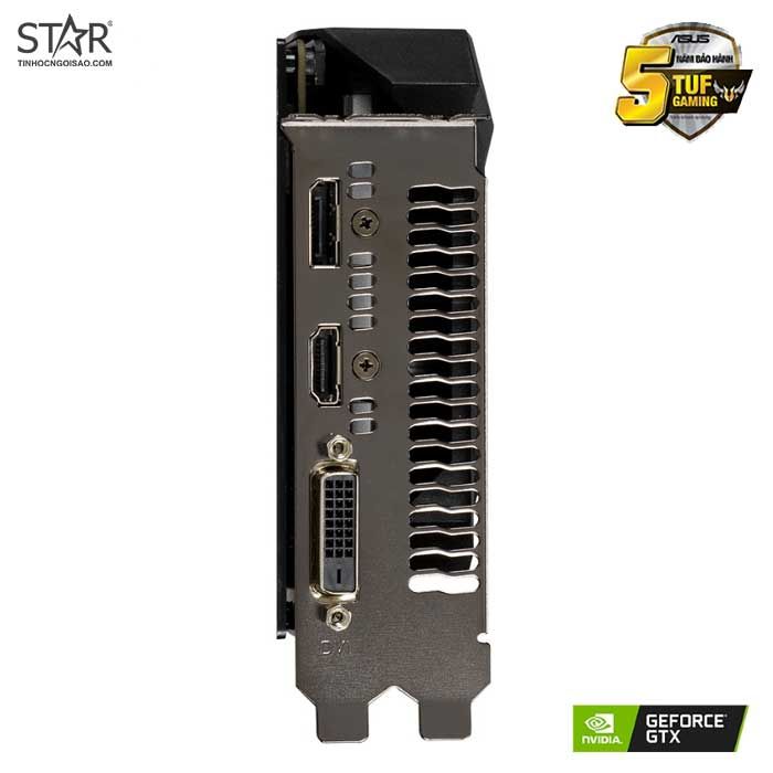 Card màn hình VGA ASUS GTX 1650 4GB GDDR6 TUF Gaming OC EdiTion (TUF-GTX 1650-O4GBD6-P-GAMING)