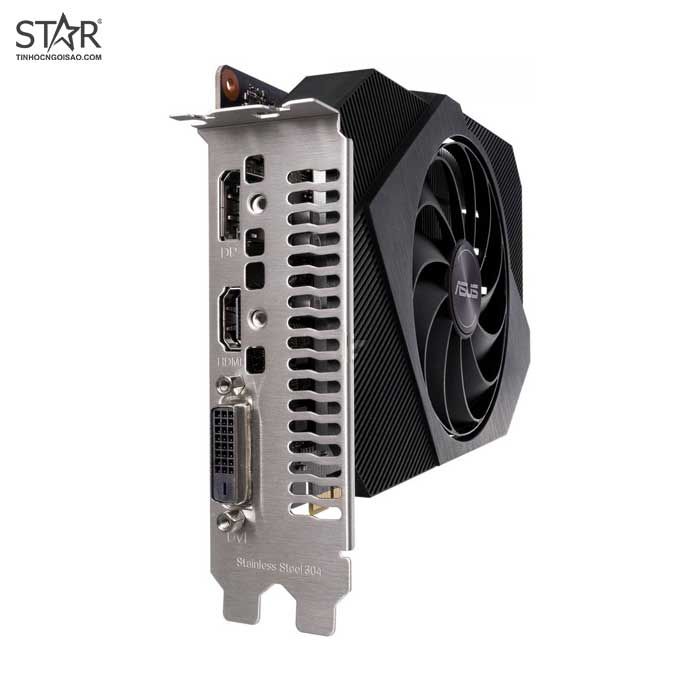 Card màn hình VGA ASUS GTX 1650 4GB GDDR6 Phoenix OC EdiTion (PH-GTX 1650-O4GBD6)