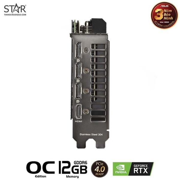  Card màn hình NVIDIA GeForce RTX 3060 ASUS Dual OC | 12GB GDDR6, 3584 CUDA, 650W 