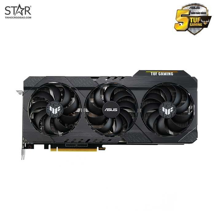 VGA Asus RTX 3060 12GB GDDR6 TUF Gaming OC V2 (TUF-RTX 3060-O12GB-V2-GAMING)