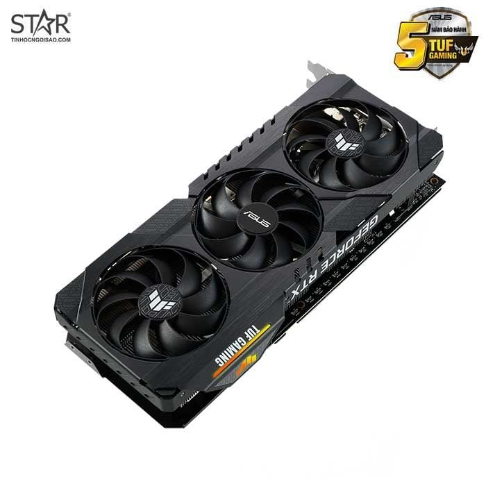 VGA Asus RTX 3060 12GB GDDR6 TUF Gaming OC V2 (TUF-RTX 3060-O12GB-V2-GAMING)