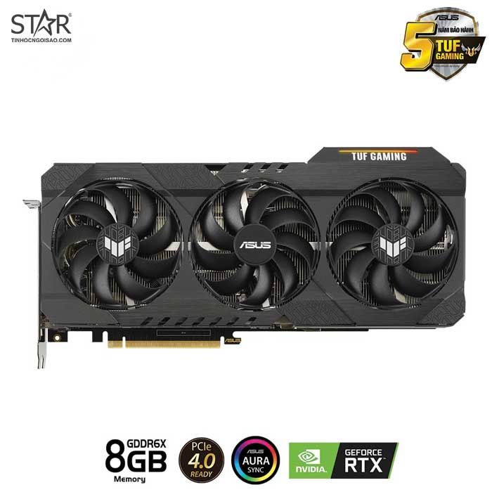 VGA Asus RTX 3070 Ti 8GB GDDR6X TUF Gaming (TUF-RTX 3070 Ti-8GB-GAMING)