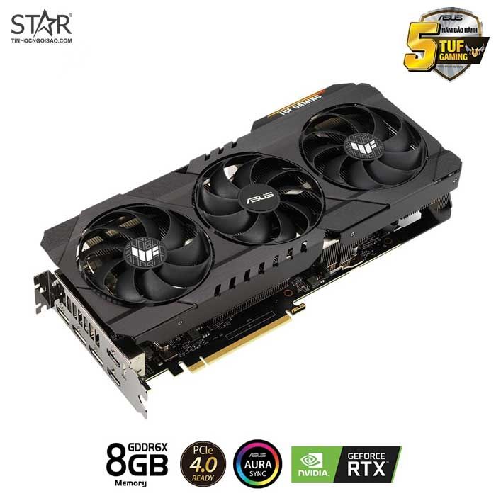 VGA Asus RTX 3070 Ti 8GB GDDR6X TUF Gaming (TUF-RTX 3070 Ti-8GB-GAMING)