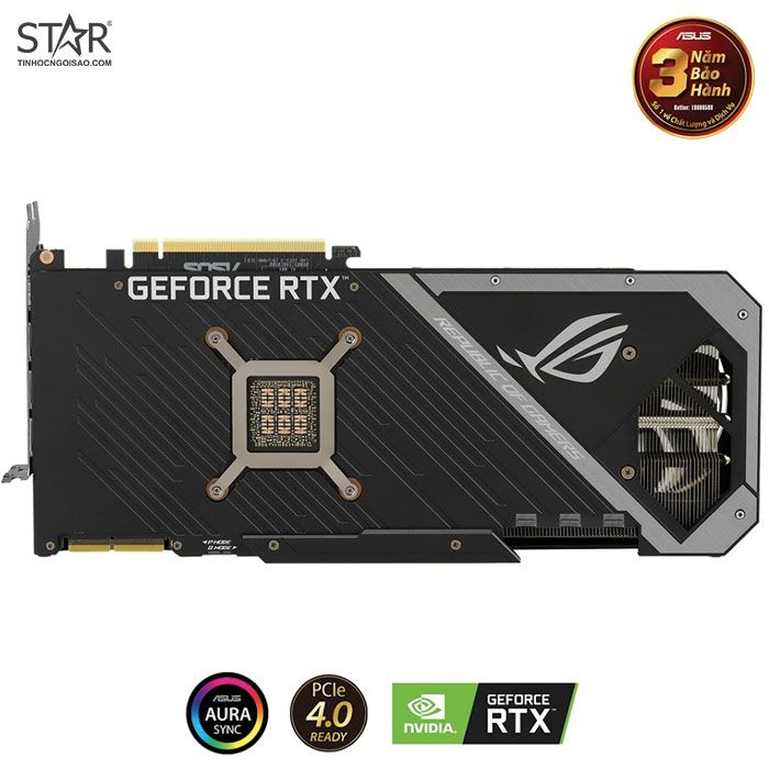 VGA Asus RTX 3090 24GB GDDR6X ROG Strix Gaming OC (ROG-STRIX-RTX 3090-O24GB-GAMING)